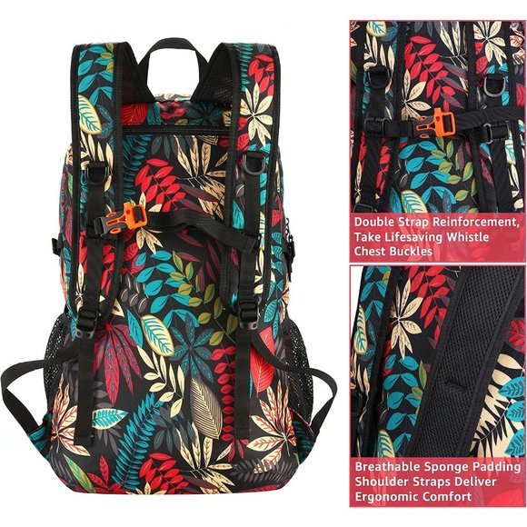 TOMULE Camping Hiking Daypacks 40L Lightweight Packable Hiking Backpack - Picture 5 of 7